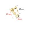 Accesorios de Clip para Oreja en Espiral sin Perforar, Joyería Hecha a Mano Ajustable sin Dolor en Forma de U Material DIY Convertidor de Pendiente Pendientes