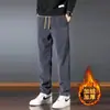 Calça Casual Americana 2026 Inverno Novo Estilo Tendência Plus Veludo Solta Perna Reta Veludo Cotelê Quente Moda Calça Esportiva
