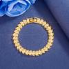 Ouro Vietnamita moedas europeias joias de ouro latão banhado a ouro imitação banhado a ouro 24k pulseira em formato de coração duplo presente criativo para mulheres atacado