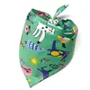 Bandana de Algodón Sarga para Perro Mascota Estilo de Atar Babero Infantil Bufanda para Cabeza de Bebé Empaquetado Individualmente