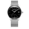 Reloj para Hombre 2024 Casual Ultrafino Curvado de Cuarzo Casual para Hombre Luminoso Correa de Acero Impermeable Dropshipping