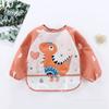 Babador Infantil, Vestir ao Contrário, Babador Infantil de Manga Comprida, Roupas de Refeição para Bebê Masculino e Feminino, Babadores para Bebê, Babadores, Roupas para Pintura