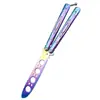Peine tipo mariposa cuchillo de práctica cuchillo de mariposa para practicar el balanceo cuchillo de balanceo para principiantes cuchillo plegable juguete para niños peine sin hoja desplegable