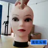 Cabeça Modelo para Prática de Beleza, Cabeça Manequim com Pontos de Acupuntura Facial Maquiagem, Prática de Técnicas com Ombros, Cabeça Modelo