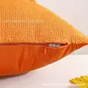 Funda de Almohada de Calabaza de Halloween Transfronteriza Felpa Bordada Decorativa para Cojín Sala de Estar Sofá Almohada de Ambiente Dormitorio Almohada Lumbar