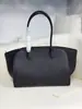 Bolsa Tote Minimalista Grande de Couro Bovino de Primeira Camada, Modelo Novo TR, 14 polegadas, de Alta Qualidade, Bolsa de Mão Versátil de Couro Genuíno para Mulheres