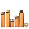Frasco Marrón Opaco de 22 mm con Cierre de Bayoneta para Polvo Liofilizado, Esencia de Belleza y Frasco Dispensador Farmacéutico de Vidrio
