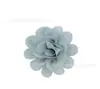 Flor de Zapatos Simulada Accesorios para Ropa Flor de Cabeza de Gasa de 7 cm Flor de Cabeza para Niños DIY Accesorios de Flor para Ropa Multicolor en Stock Venta al por Mayor