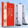Suporte Telescópico Preenchível com Água para Parede de Assinaturas de Fundo para Eventos Palco Truss Placa de KT Suporte para Retratos Publicitários Portátil