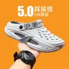 Sandalias de Madera para Hombre 2026 Nuevo Modelo Popular Playa Exterior Antideslizantes Zapatillas Cerradas para Pareja