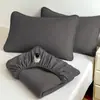 Um par de fronhas acolchoadas anti-sujeira 48cmx74cm para uso doméstico, conjunto de 2 forros internos de fronha anti-saliva e anti-óleo