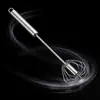 Batidor de Huevos de Acero Inoxidable Semi-Automático Batidor de Crema para Huevos Doméstico Batidora Manual Herramienta de Cocina para Batir Huevos Horneado