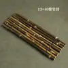 Tapetes Pequenos de Bambu na Cor Original Que Não Desbotam, Tapetes para Churrasco, Tapetes Decorativos Longos de Bambu, Tapetes de Isolamento Térmico, Porta Copos de Chá, Porta-Panelas de Bambu, Bandejas para Frutos do Mar