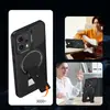 Adequado para Capa Magnética Oppo Reno16Pro 16F 15F 13 A6Pro A5X A3X Capa com Suporte de Fibra de Carbono