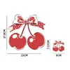 Especial transfronterizo para estampado en caliente con tinta blanca logo de patrón de cereza pegatina de transferencia térmica parche de procesamiento de ropa Venta caliente en Amazon