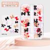 Urso Flor de Cinco Pétalas 3D Misto Camélia que Muda de Cor Decorações para Unhas Acessórios de Unha Conjunto de 6 Compartimentos Flor de Cinco Pétalas que Muda de Cor