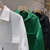 Moda Masculina Juvenil Popular de Marca Nueva Primavera y Otoño Chaqueta Abrigo Camisa de Sarja