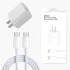 Cable de datos tipo C de doble cabezal carga rápida bidireccional cable de carga ctoc tpc es aplicable a Huawei Xiaomi macho a macho de doble cabezal