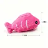 Juguete para Gatos con Hierba Gatera y Papel Arrugado Pez Payaso Gatito Autodivertido Alivio del Aburrimiento Juguete para Masticar Gatos Limpieza Dental Suministros Diarios para Gatos