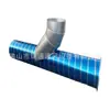 Processamento de duto de ar Dongguan duto de ventilação espiral aço inoxidável 304 conexões de duto de exaustão interface de flange