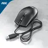 AOC Guanjie MS100 MS121 Ratón con Peso para Negocios usb Alámbrico Portátil de Escritorio Externo Mayoreo