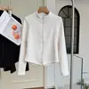 Chamarra de cuello alto con doble cremallera para mujer, capa interior de forro polar de doble cara para otoño e invierno, abrigo corto forrado de polar estilo nuevo 2026