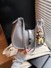 Bolsa de Ombro Minimalista Casual para Uso Diário de Mulheres, Novo Modelo Verão 2026, Bolsa Transversal Texturizada de Alta Qualidade Estilo Bolinho