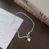 Pulsera de Plata de Ley S925 con Diseño de Nicho de Corazón y Lazo para Mujer Estilo K Ins Dulce Elegante Brillante