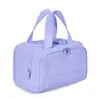 Bolsa de Maquillaje de Gran Capacidad Transfronteriza Portátil de Viaje con Asa Bolsa de Tocador Esponjosa Tamaño Grande Apertura Amplia Bolsa Organizadora de Maquillaje
