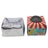 Bolsa aislante de aluminio tridimensional engrosada para llevar, bolsa aislante desechable, bolsa refrigerante para pasteles de frutas y mariscos