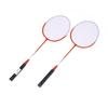 Raquete de badminton Zhibo 129 adulto crianças Alunos do Ensino Fundamental iniciante treino disponível com bolsa de raquete resistente a impactos pacote com 2