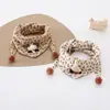 Gola de Pescoço Infantil Outono Inverno Lenço Quadrado Lindo Quente Lenço Triângulo para Bebês Meninos Meninas Viagem à Prova de Vento Lenço de Desenho Animado