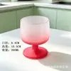 Copo de Água de Vidro Jingyu Copo de Chá Celebridade da Internet Alto Verão Sobremesa Refrigerante Bolha Fruta Copo para Bebida Fria Bebida de Suco