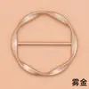 Anillo Pin para Pañuelo de Seda Transfronterizo, Pin de Corbata para Camiseta, Anillo y Deslizador Metálico Redondo para Mujer, Hebilla para Pañuelo de Seda, Estilo Geométrico