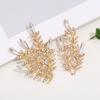 Hojas de espiga de trigo accesorios de aleación de diamantes al por mayor accesorios para el cabello DIY horquilla estilo antiguo corona nupcial para el cabello horquilla para el cabello abanico de bola Hanfu