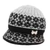 Chapéu para Nova Mãe 2025 Chapéu de Inverno Feminino de Pele Falsa de Vison Boina Fashion Chapéu de Pelo para Meia-Idade e Idosos