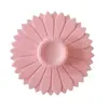 Tapa de silicona creativa con forma de flor, tapa de silicona multifuncional de girasol, a prueba de polvo y fugas, adecuada para tazas de té y tazas de café