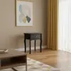 Armário Gaveteiro Transfronteiriço Mesa de Cabeceira Estilo Italiano Adequado para Sala de Estar e Quarto Móvel Prático Direto do Fabricante Preto