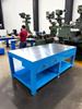 Banco de Trabajo para Montador de Alta Resistencia Mesa de Trabajo con Placa de Acero Mesa de Molde Vise Mesa de Reparación de Moldes Mesa de Trabajo para Moldes Voladores Mesa de Entrenamiento para Montador
