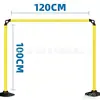 Estrutura de Barreiras Portátil Dobrável Rack de Salto para Treinamento de Agilidade Equipamento de Treinamento de Futebol Obstáculo de Barreiras para Treinamento Físico de Jovens
