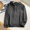 ¡Ve a la nación insular! Estilo clásico~ Sudadera con capucha unisex para pareja, holgada y cómoda, de rizo, para deporte lento, con cremallera
