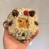 Pingente de boneca de vagem de soja de rattan de Yunnan, decoração de carro, mercadoria de barraca cultural e criativa feita à mão DIY de área cênica de Yunnan