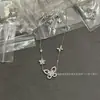 Collar Graf Phantom Butterfly Duo Colgante de Diamante de Platino Oro Real de 18K Joyería de Diamante Real Procesamiento y Venta al por Mayor