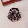 Nuevo Scrunchie de Malla Elegante Chino con Flores de Tinta para Mujer, Diadema de Tacto de Alta Gama, Goma Elástica Versátil para el Cabello, Scrunchie
