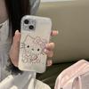 Diamante de Colores Dibujo Animado Gatito KT para Funda de Teléfono Apple 15ProMax iPhone14 Resistente a Caídas 13 Lindo 12 Personalidad