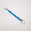 Ventas Directas de Fábrica de Cuerdas Elásticas de Plástico, Cuerdas Elásticas Retráctiles Transparentes de Colores, Llaveros de Cable Espiral, Correas con Clip de Perro