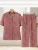 Camisa de Verano de la Abuela 2026 Estilo Nuevo Top para Mujeres de Mediana Edad y Mayores, Atuendo de Verano de Mamá, Ropa para Señoras Mayores