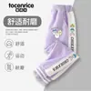 Pantalones de Felpa para Niña para Invierno 2025 Estilo Nuevo Pantalones Deportivos de Felpa Fina Pantalones Largos Deportivos para Niños