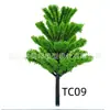 Plantas Verdes Simuladas, Árvores Modelo, Artesanato DIY para Micro-Paisagismo, Materiais para Maquete de Mesa de Areia de Construção, Árvores Prontas