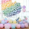 Macaroon Candy Color 5/10/12 Polegada Balão Decoração de Festa de Aniversário Balão Confissão Balão Forma de Casamento